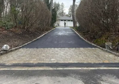 Asphalt driveway